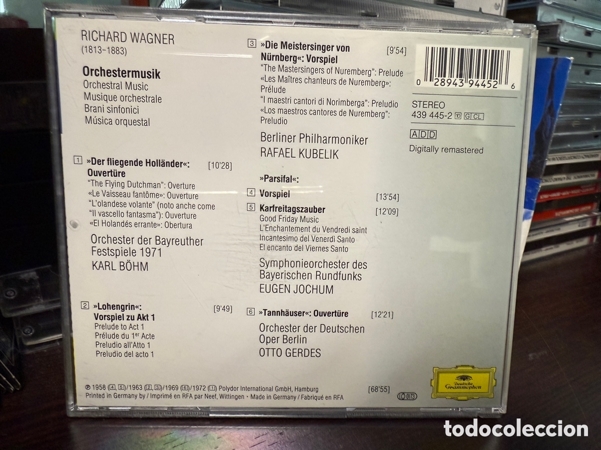 CDs de m&uacute;sica: Wagner - Overtures & Preludes (CD) - Foto 2