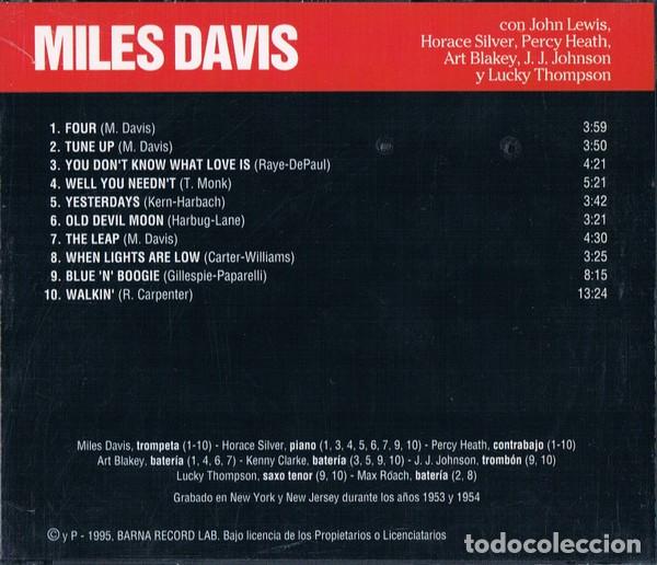 CDs de m&uacute;sica: Miles Davis &ndash; Miles Davis - CD - 1995 - Barna Record Lab - Foto 2