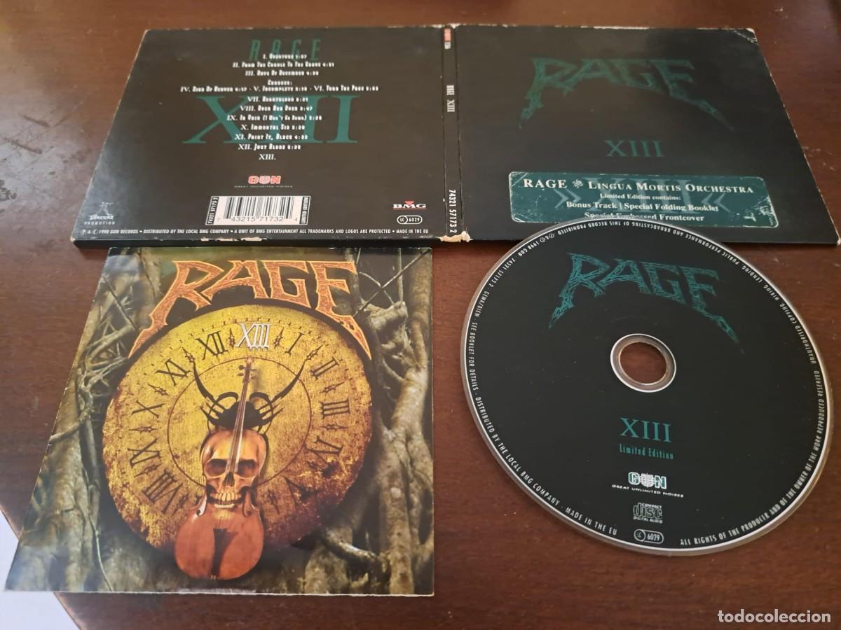 CDs de m&uacute;sica: RAGE - CD - XIII - EDICION LIMITADA - DIGIPACK - Foto 1