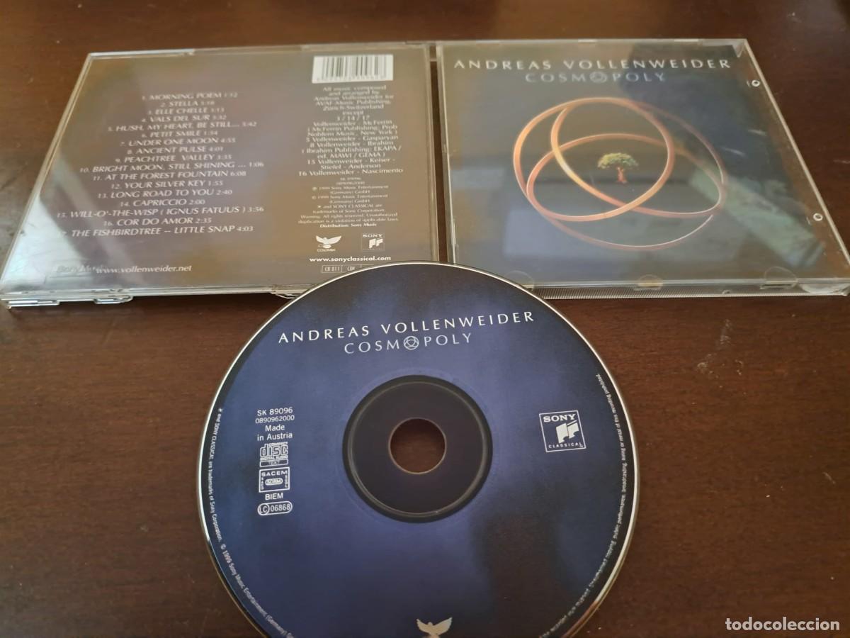 CDs de m&uacute;sica: ANDREAS VOLLENWEIDER - CD - COSMOPOLY - NEW AGE - Foto 1
