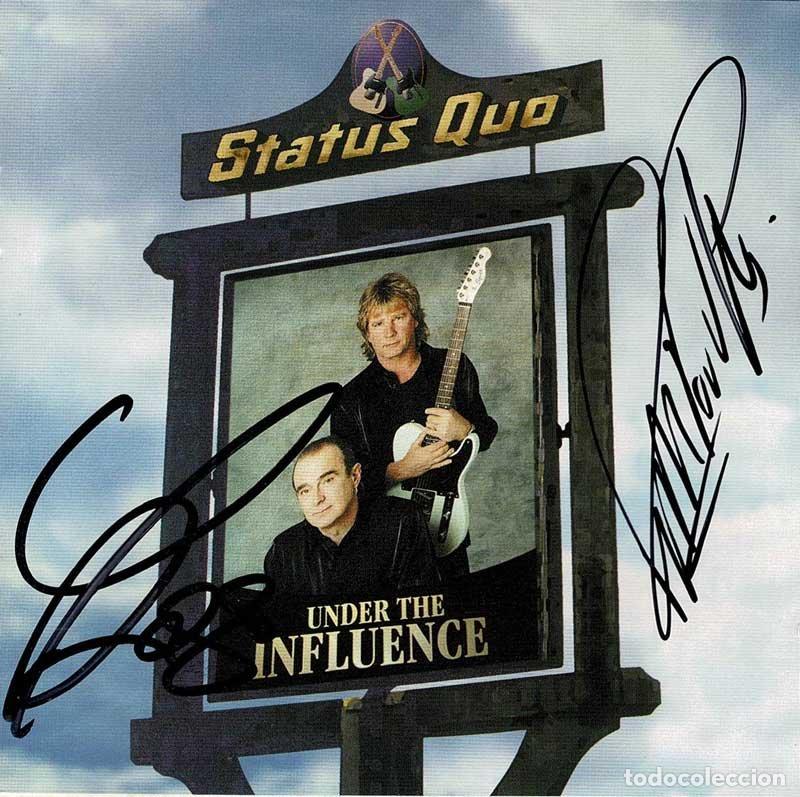 CDs de m&uacute;sica: Status Quo - Under The Influence. CD firmado - Foto 1