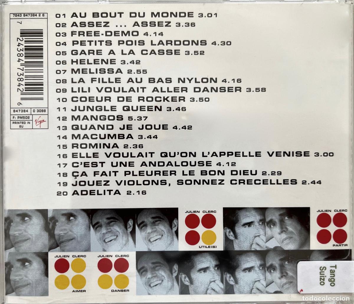 CDs de m&uacute;sica: JULIEN CLERC. DANSER. CD MADE IN EU 1999 - Foto 2