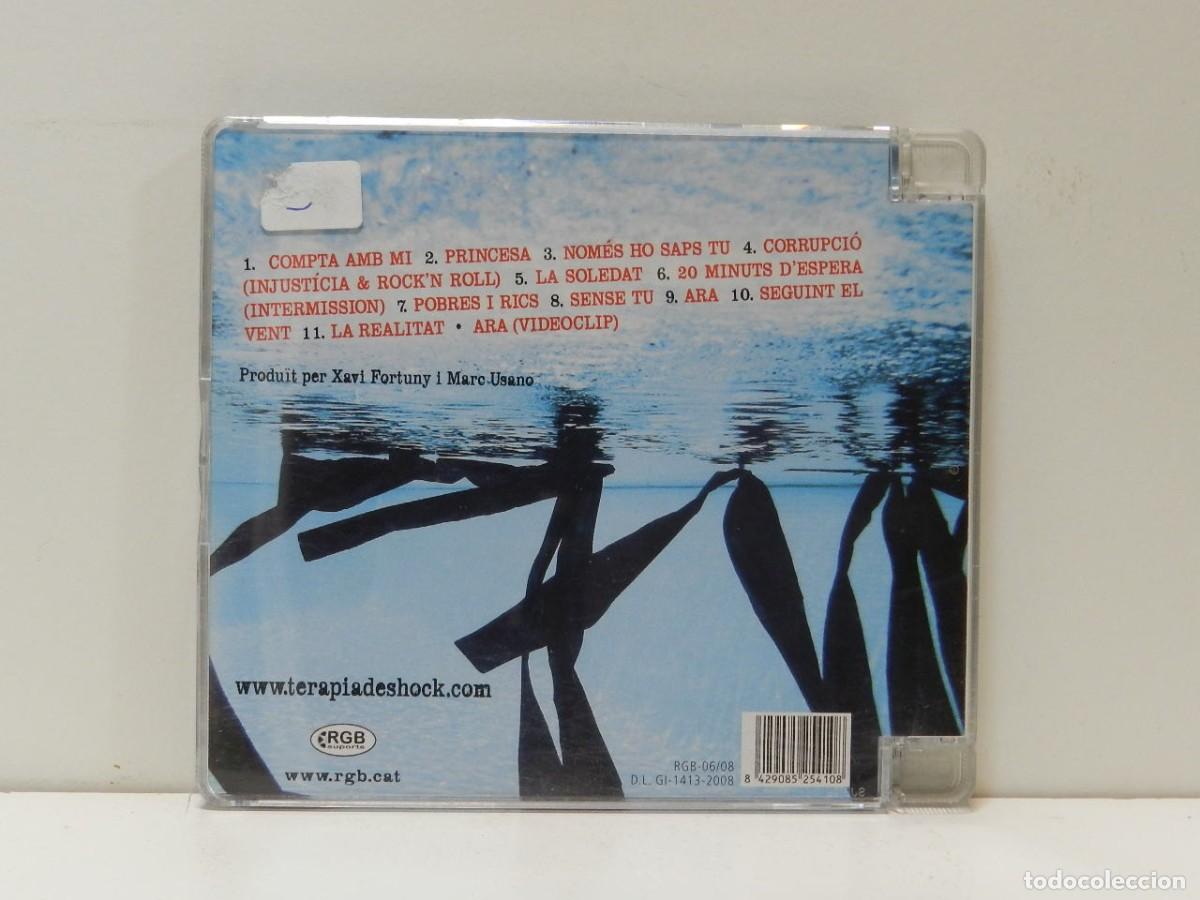 CDs de m&uacute;sica: DISCO CD. Ter&agrave;pia de Shock &ndash; Escapat Amb Mi. COMPACT DISC. - Foto 2