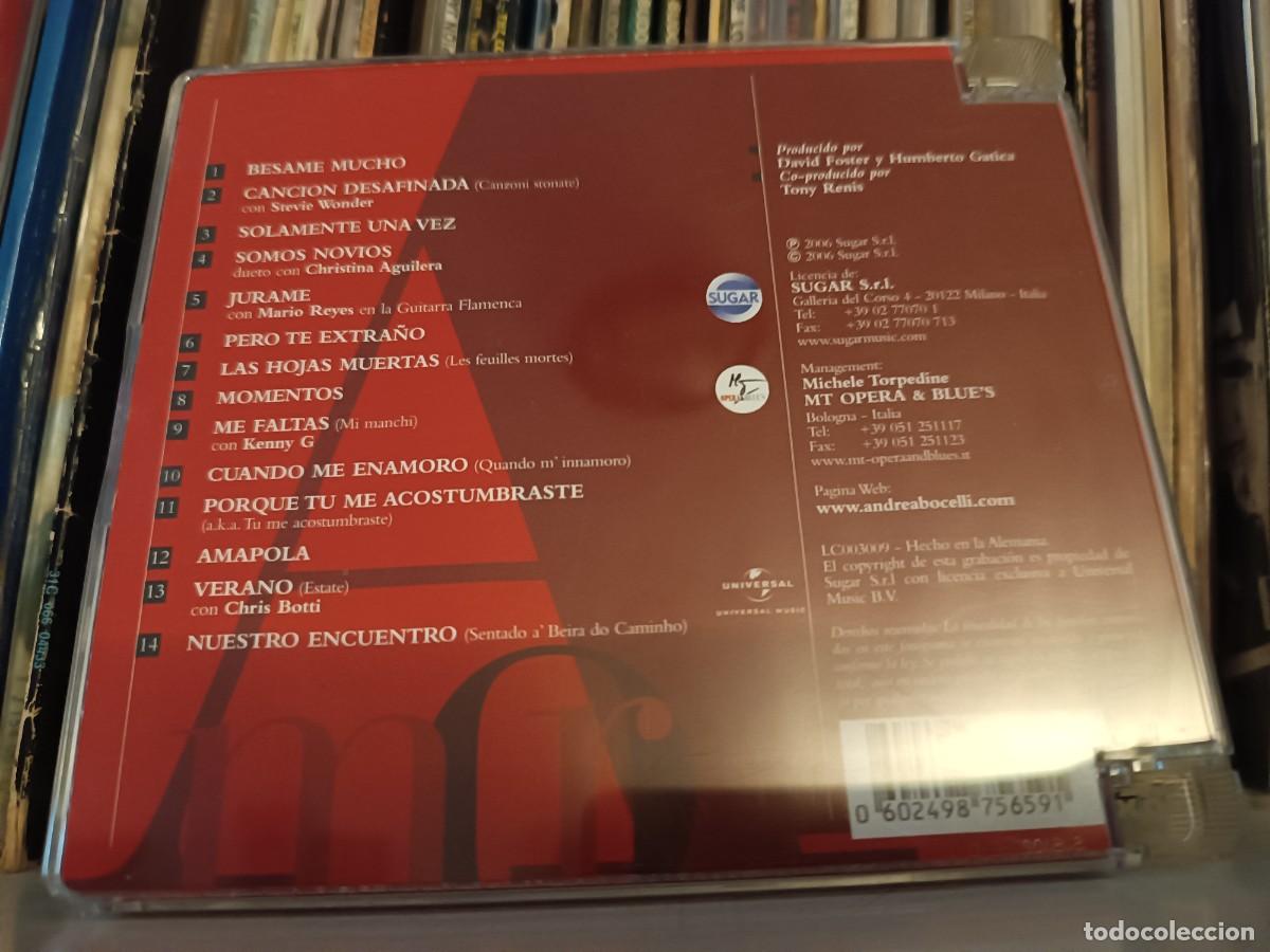 CDs de m&uacute;sica: ANDREA BOCELLI / AMOR - cd 2006 - Foto 2