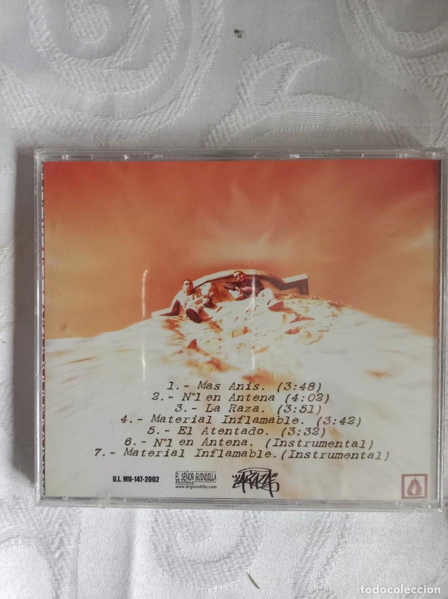 CDs de m&uacute;sica: LA RAZA - Material inflamable - Foto 2