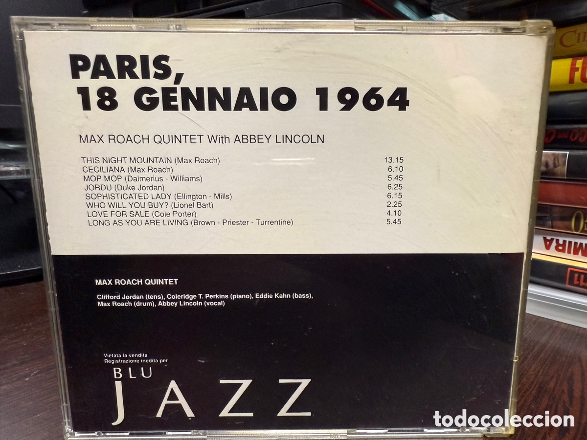 CDs de m&uacute;sica: Max Roach Quintet - Live (CD) - Foto 2