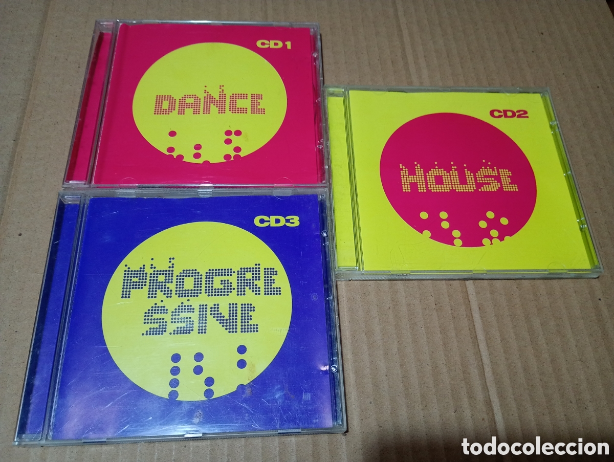 CDs de m&uacute;sica: Lote 3 CD Dance House Progressive - Foto 1