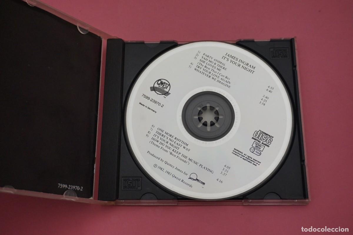 CDs de m&uacute;sica: CD - JAMES INGRAM - IT`S YOUR NIGHT - Foto 2