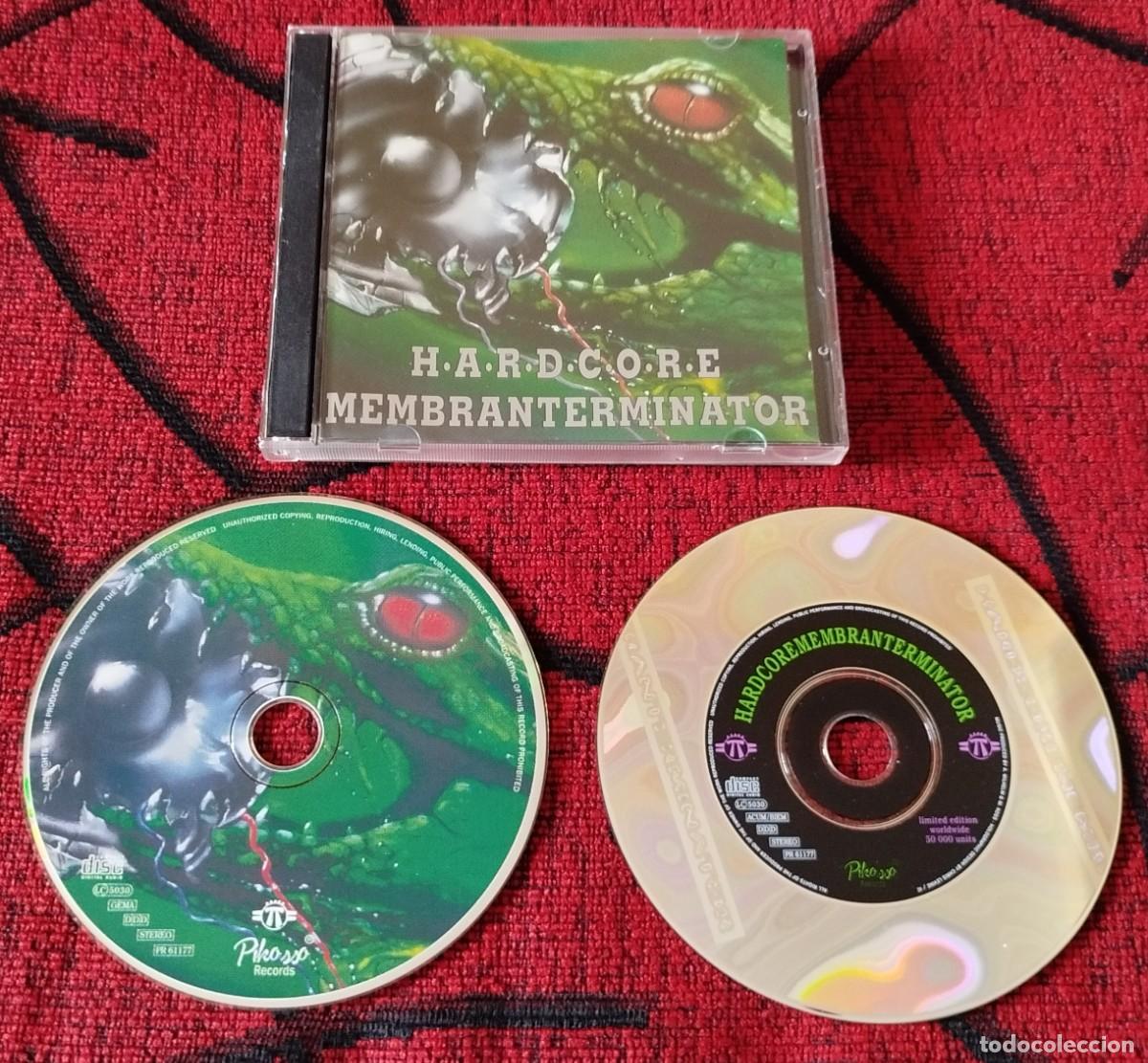 CDs de m&uacute;sica: HARDCOREMEMBRANTERMINATOR DOBLE CD ALEMANIA 1995 - Foto 1