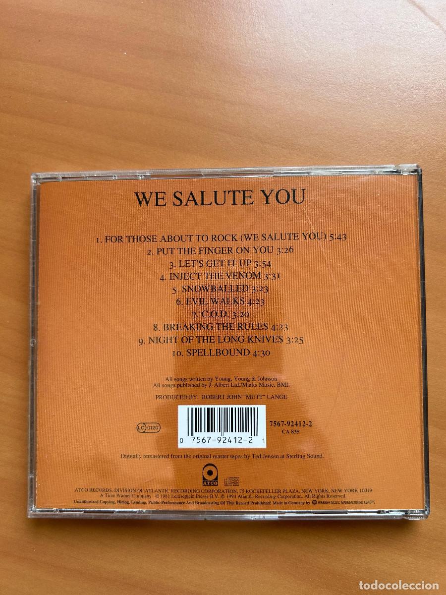 CDs de m&uacute;sica: AC/DC - For Those About the Rock - Foto 2