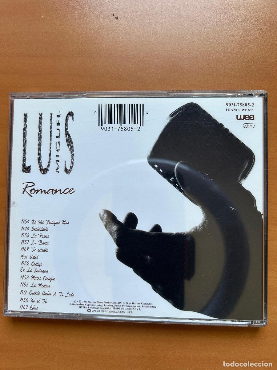 CDs de m&uacute;sica: Luis Miguel - Romance - Foto 2
