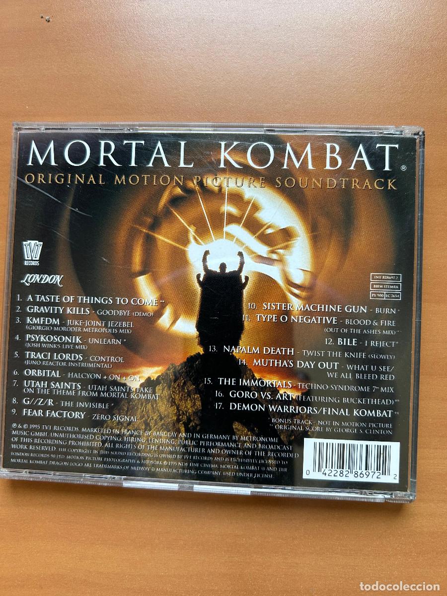 CDs de m&uacute;sica: Mortal Kombat - BSO (1995) - Foto 2