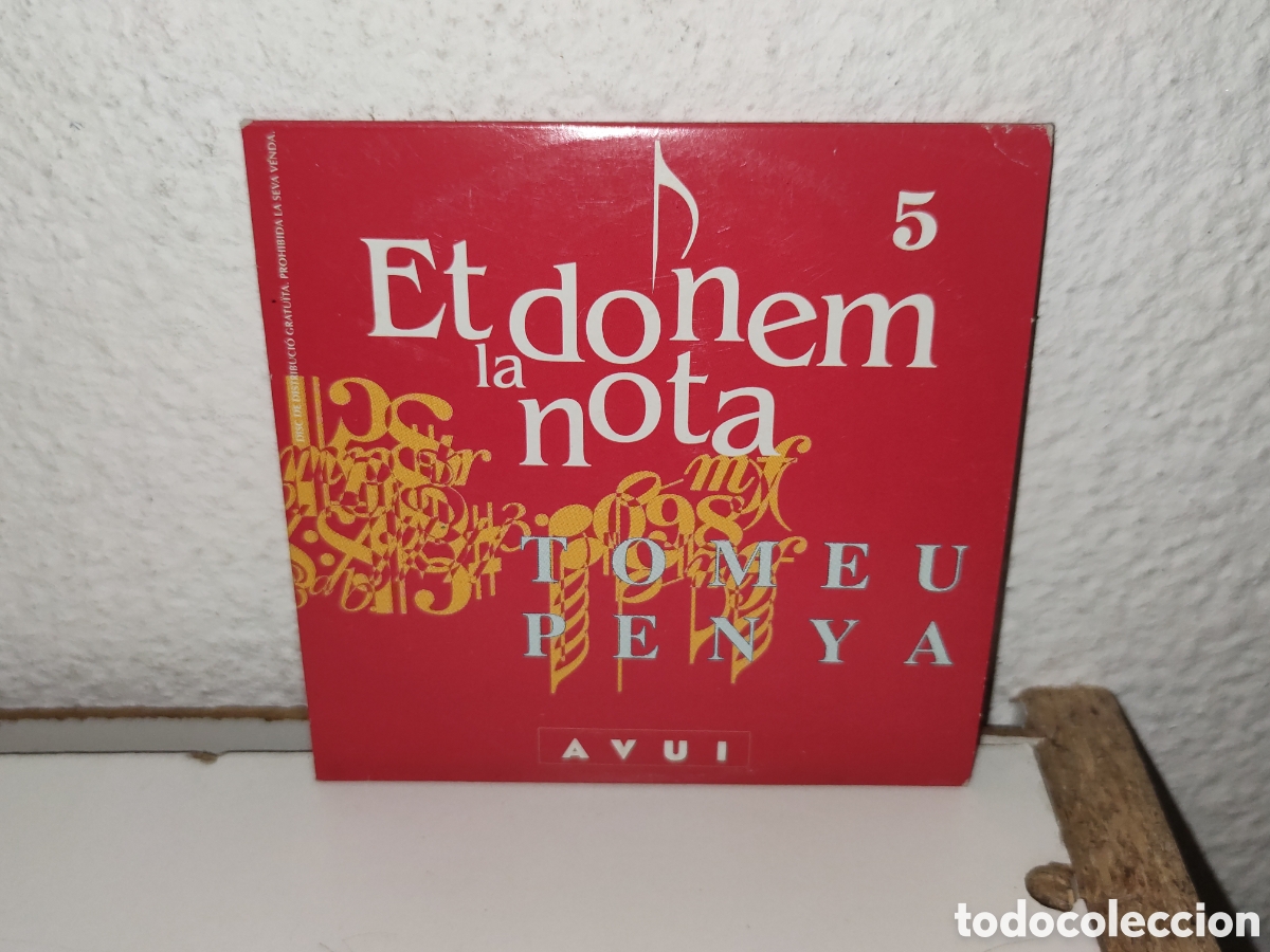 CD di Musica: Cd - Tomeu Penya &ndash; Et donem la nota #5 - EP - Picap &ndash; 30 2023 - Folk, World, & Country, Catalan