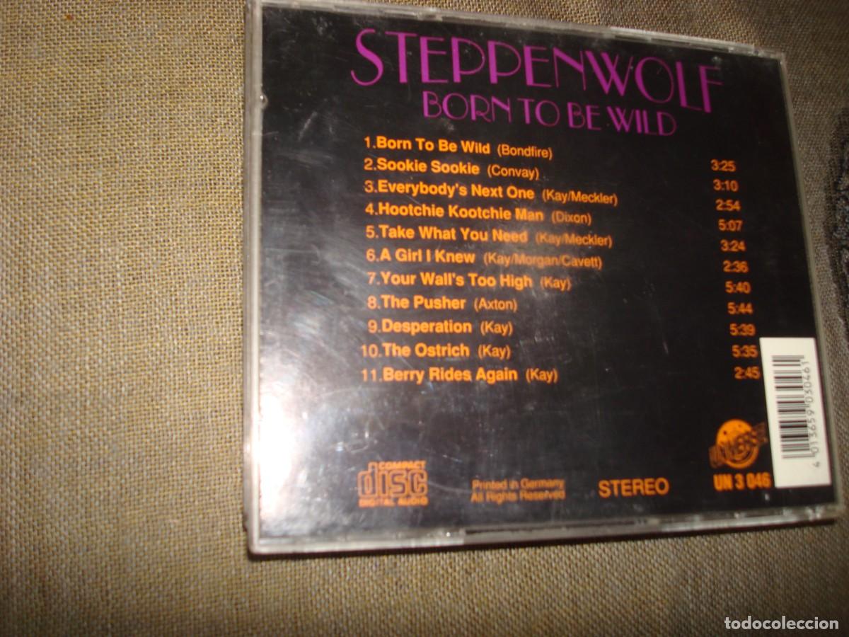 CDs de m&uacute;sica: STEPPENWOLF. BORN TO BE WILD. CD - Foto 2