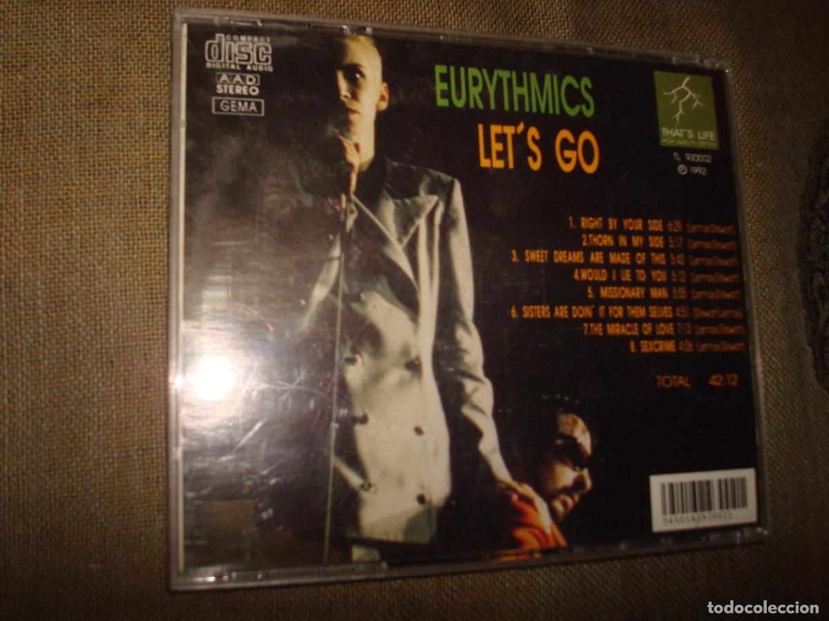 CDs de m&uacute;sica: EURYTHMICS. LET&acute;S GO. CD. - Foto 2