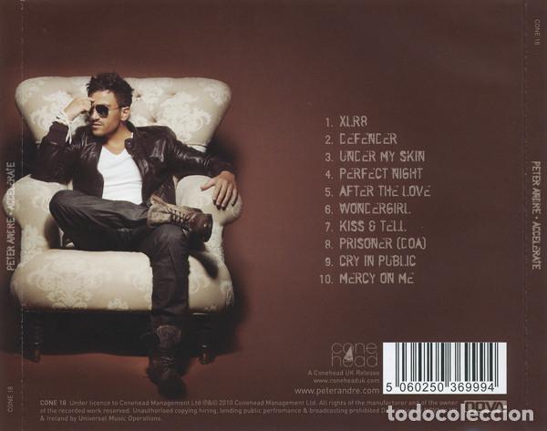 CDs de m&uacute;sica: CD PETER ANDRE - Accelerate - Conehead UK 2010 - CONE 18 - (M/M) NUEVO !!! - Foto 2
