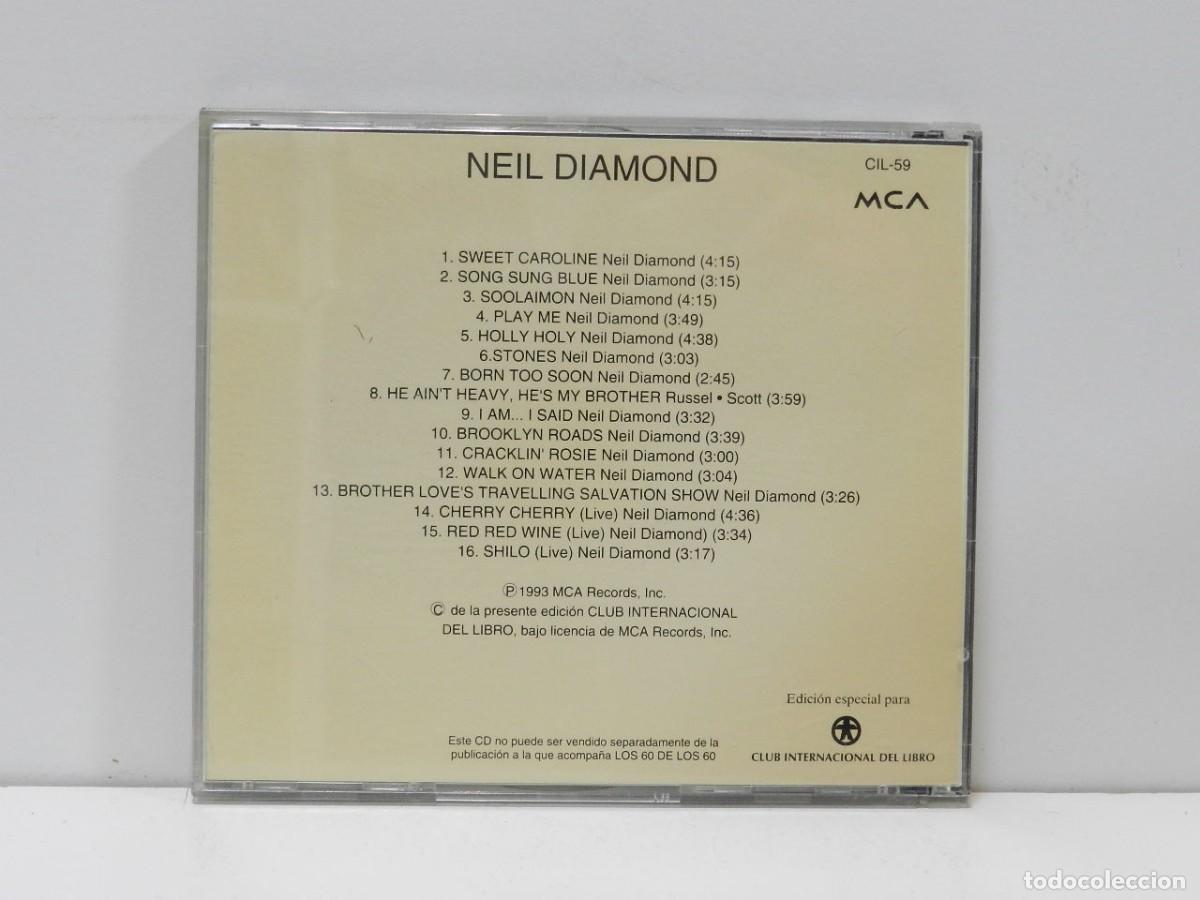 CDs de m&uacute;sica: DISCO CD. Neil Diamond &ndash; Los 60 De Los 60. COMPACT DISC. - Foto 2