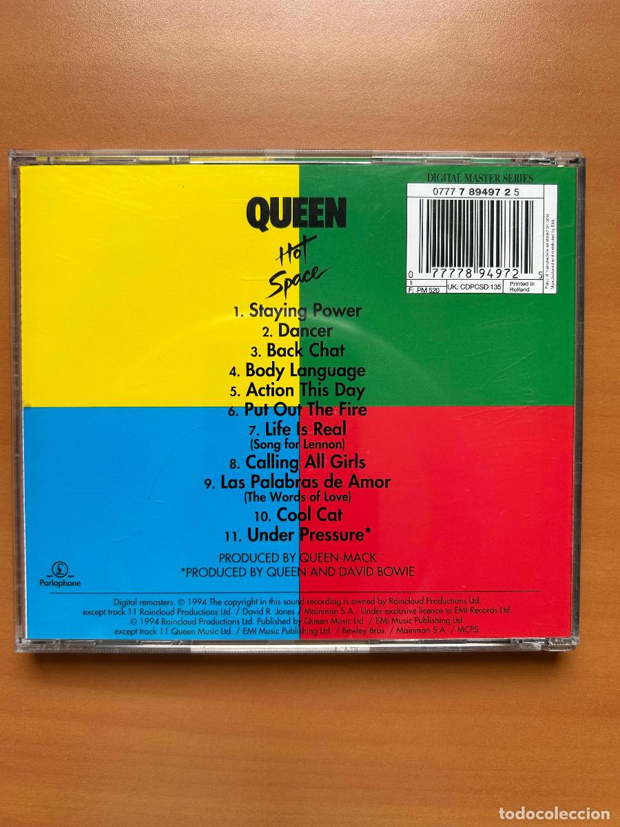 CDs de m&uacute;sica: Queen - Hot Space - Remaster - Foto 2