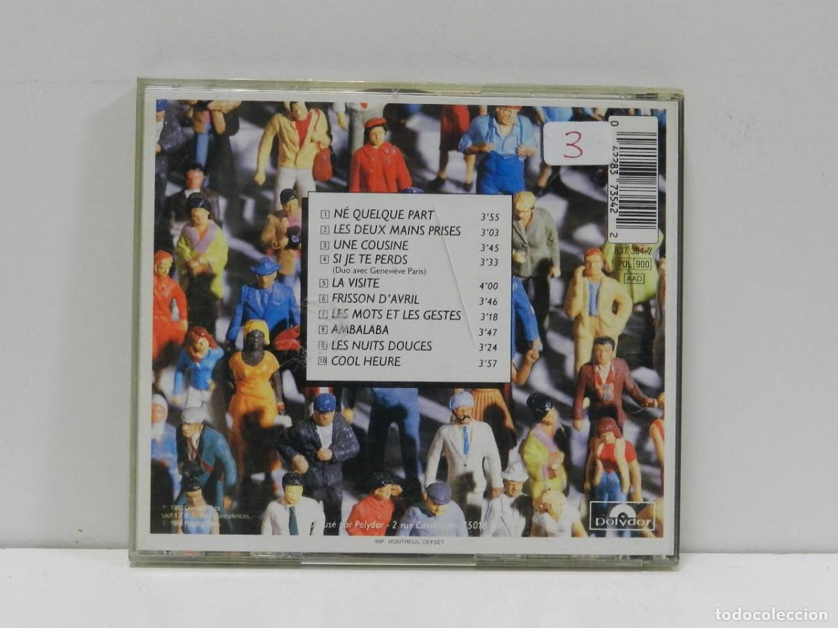 CDs de m&uacute;sica: DISCO CD. Maxime Le Forestier &ndash; N&eacute; Quelque Part. COMPACT DISC. - Foto 2
