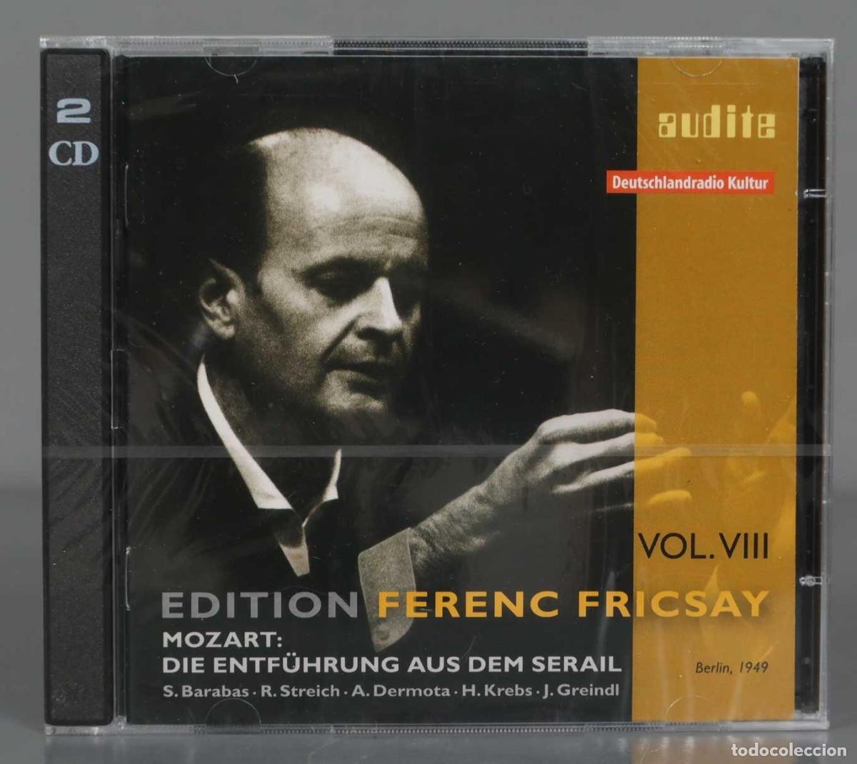 CDs de M&uacute;sica: 2 CD. Mozart, Fricsay &ndash; Die Entf&uuml;hrung Aus Dem Serail. VOL. VIII. PRECINTAD