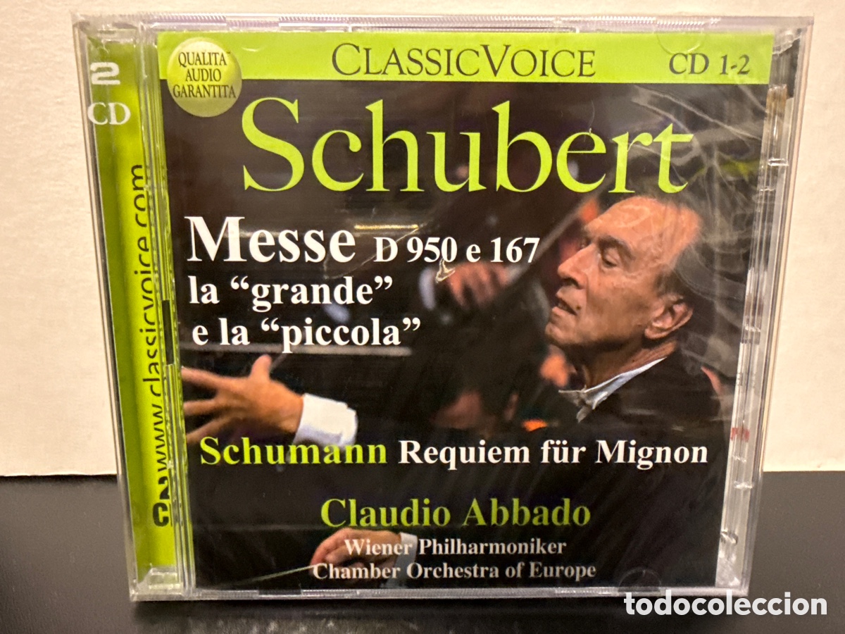 CDs de m&uacute;sica: Schubert, Schumann - Claudio Abbado - Messe, D. 950 e 167 (2xCD) *Precintado* - Foto 1