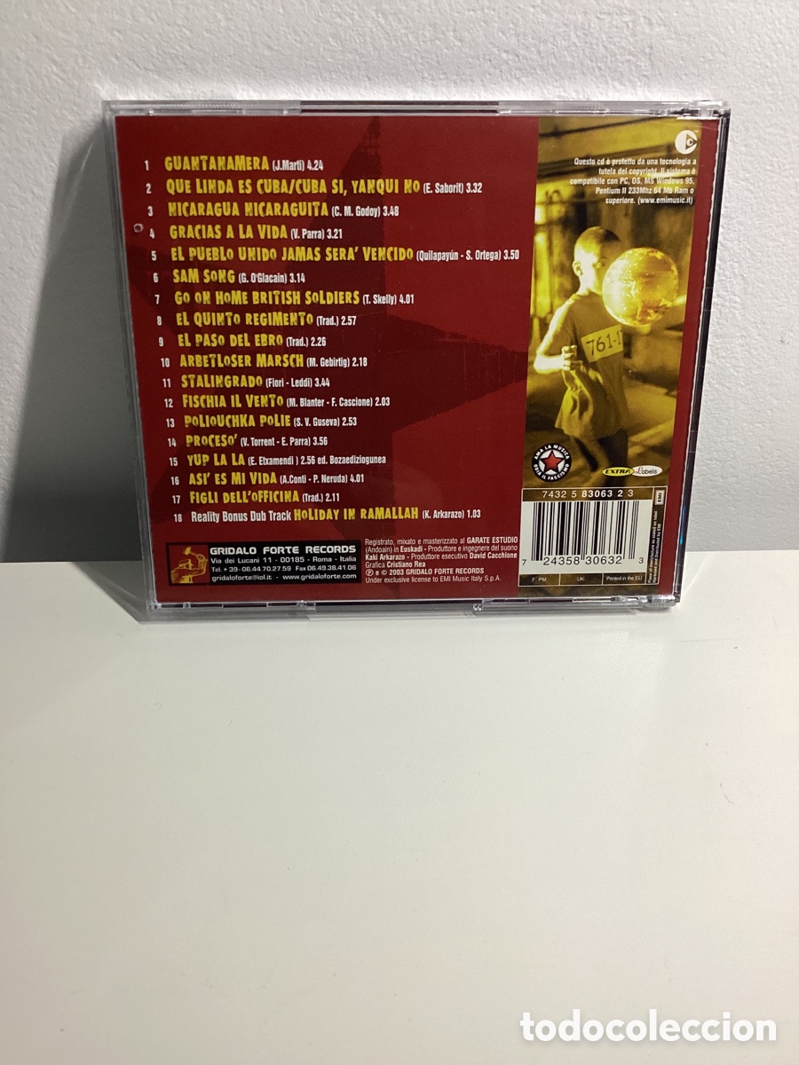 CDs de m&uacute;sica: Banda Bassotti - As&iacute; Es Mi Vida - Cd 2003 - Foto 2