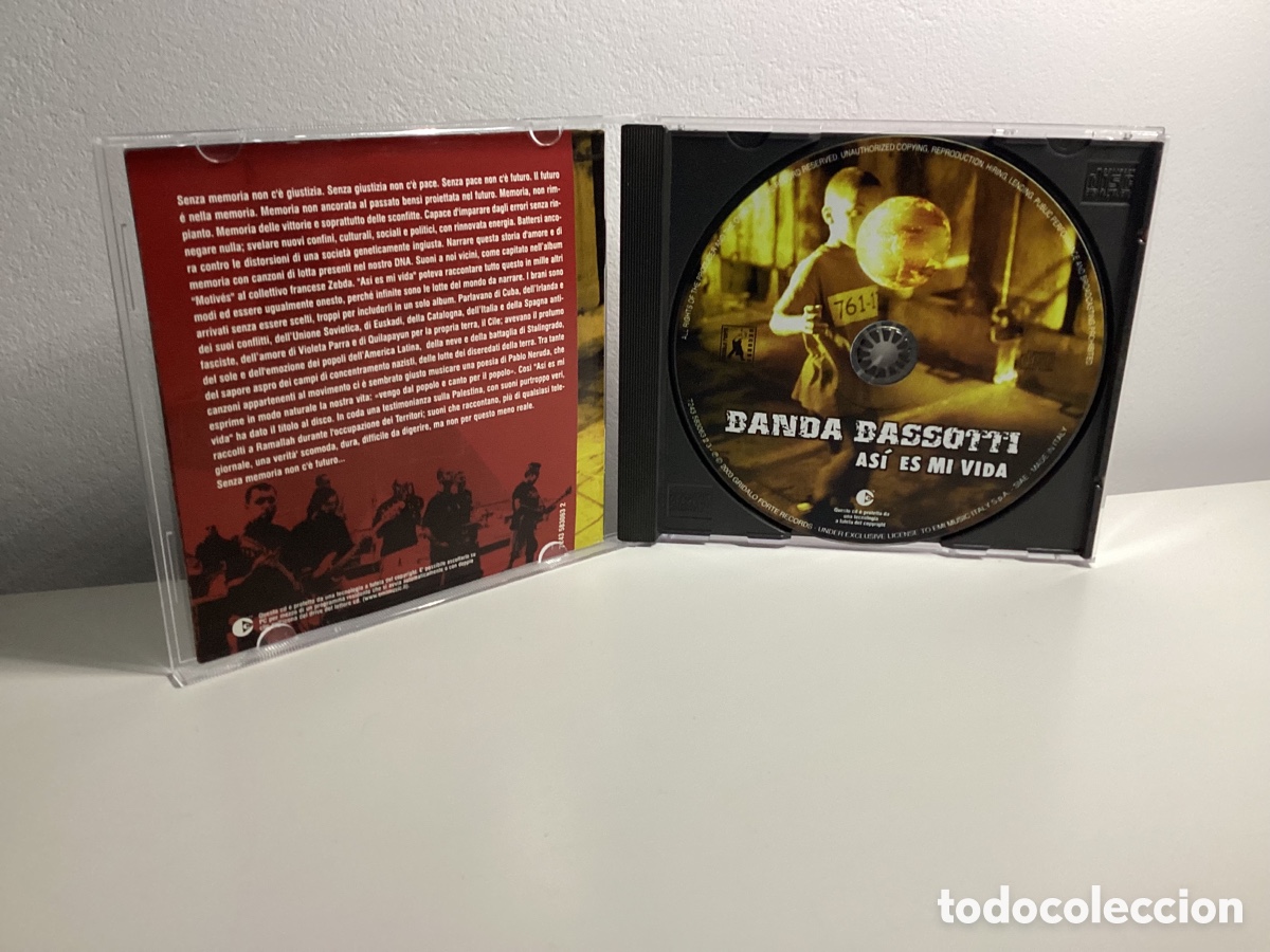 CDs de m&uacute;sica: Banda Bassotti - As&iacute; Es Mi Vida - Cd 2003 - Foto 3