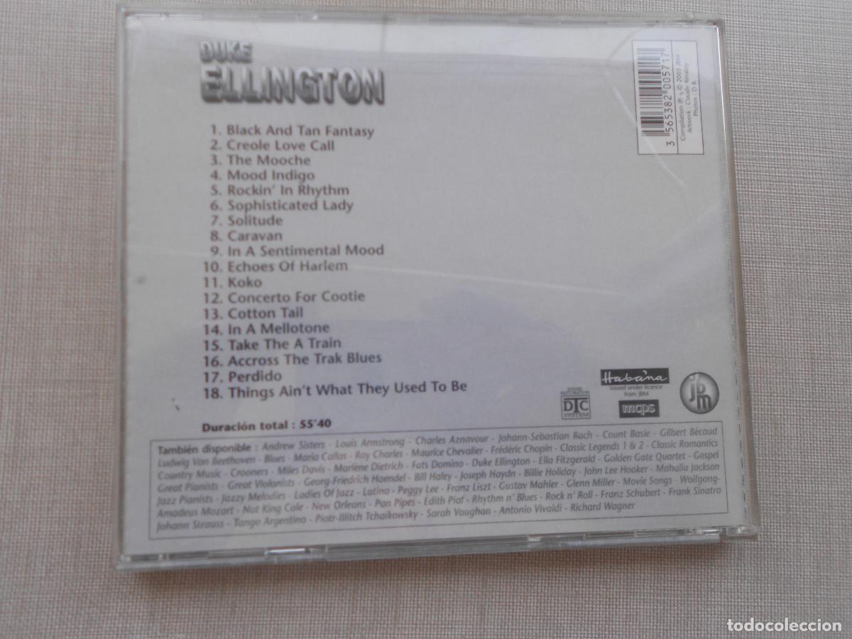 CDs de m&uacute;sica: DUKE ELLINGTON - CD 2005 - 18 TEMAS - Foto 3