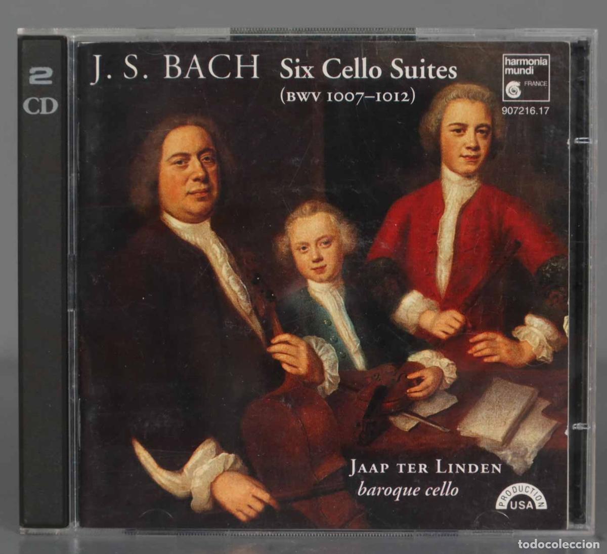 CDs de M&uacute;sica: CD. J.S. Bach - Jaap ter Linden &ndash; Six Cello Suites (BWV 1007-1012)