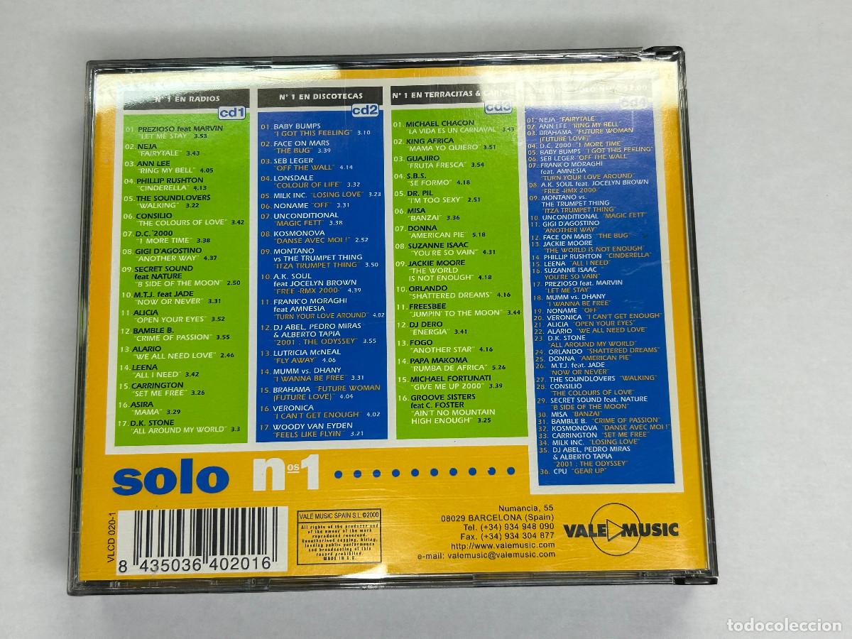 CDs de m&uacute;sica: Solo N&uacute;meros 1 - CD Vale Music - Foto 2