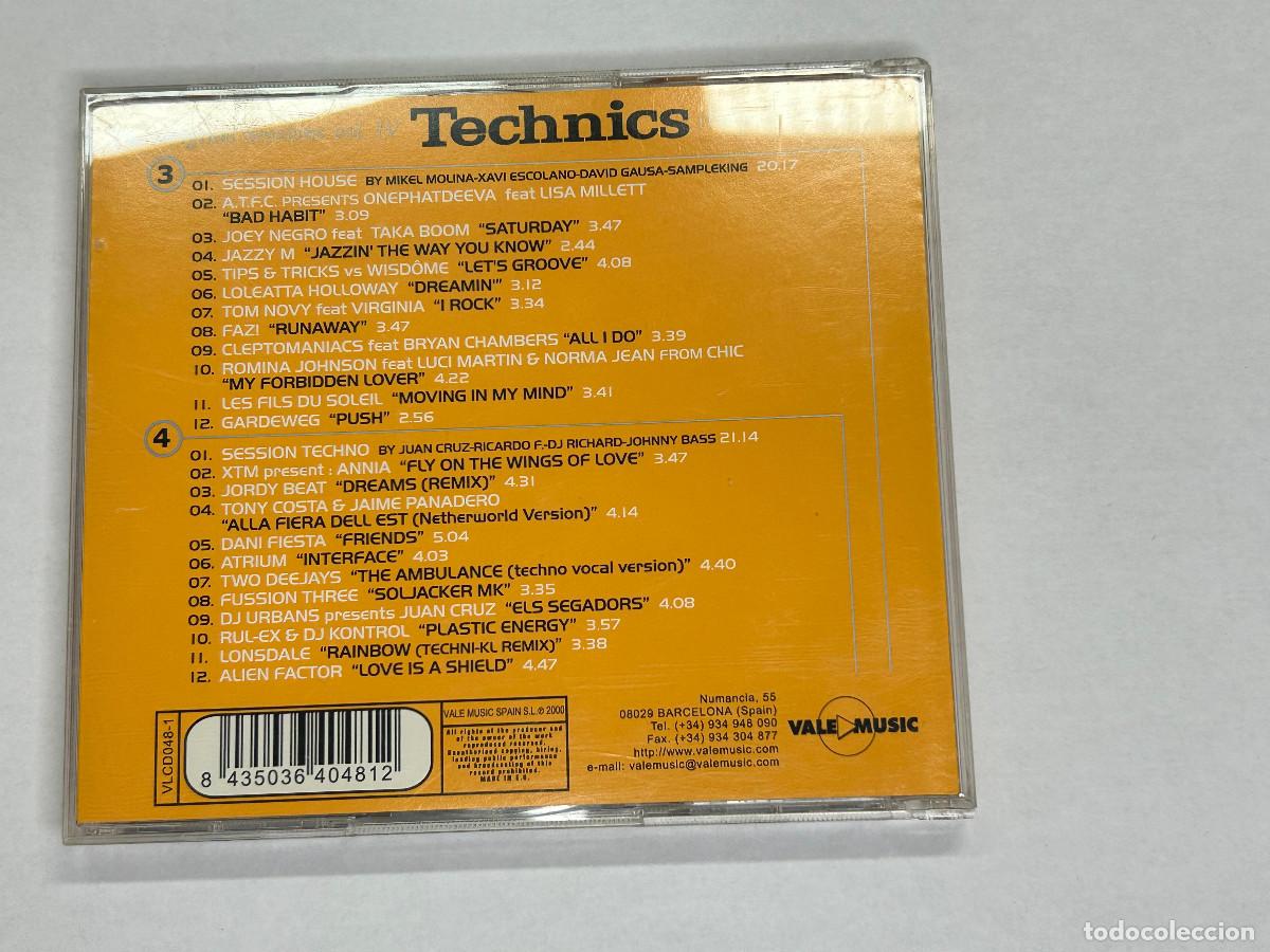 CDs de m&uacute;sica: Technics - The original Sessions Vol IV - 2000 - 4 CDs - Foto 4