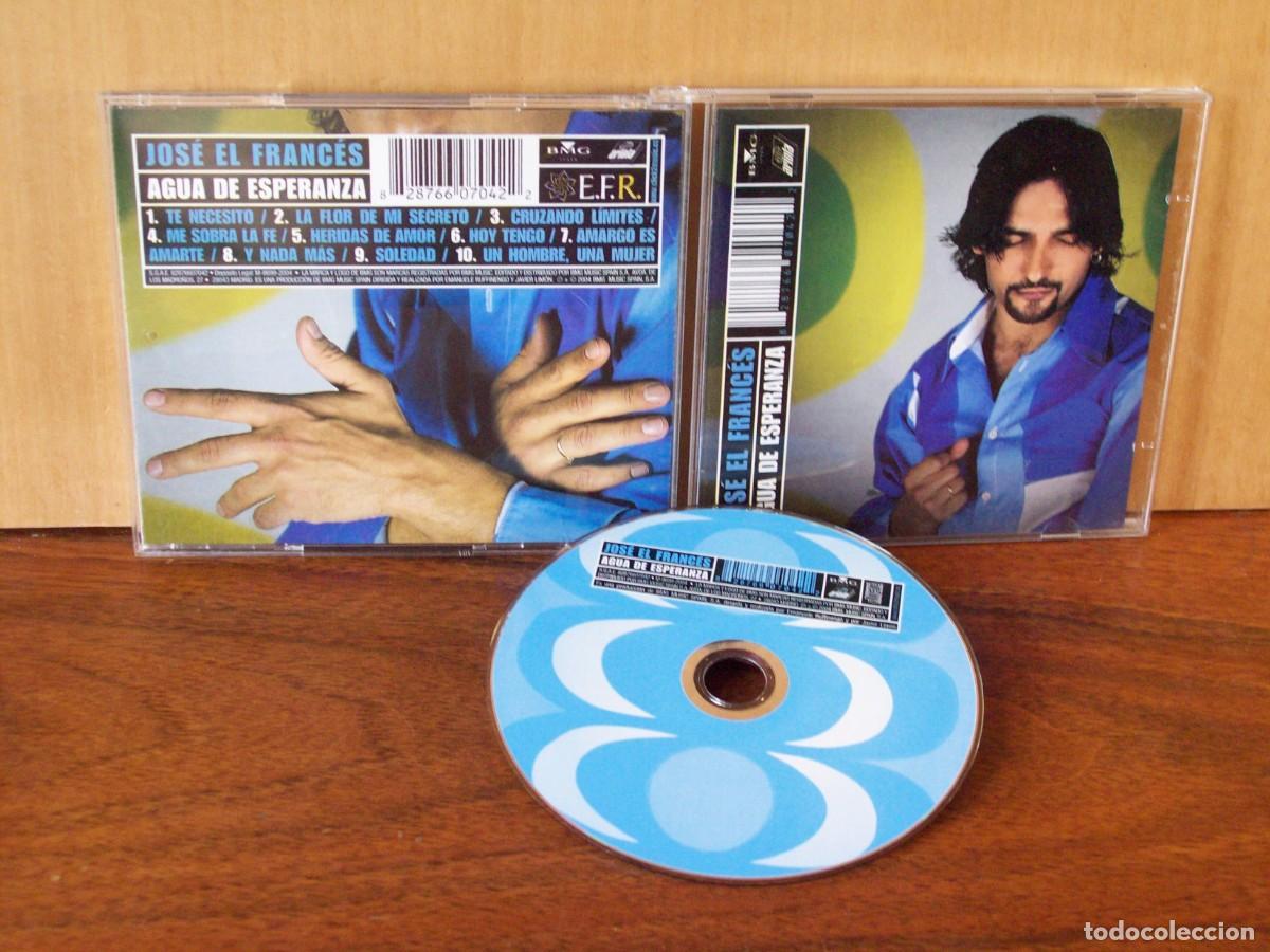 CDs de m&uacute;sica: JOSE EL FRANCES - AGUA DE ESPERANZA - CD - Foto 1