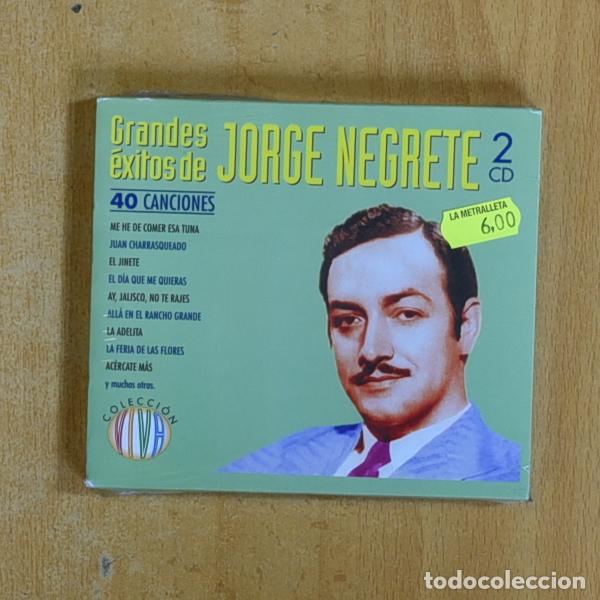 CDs de m&uacute;sica: JORGE NEGRETE - GRANDES EXITOS DE JORGE NEGRETE - CD - Foto 1