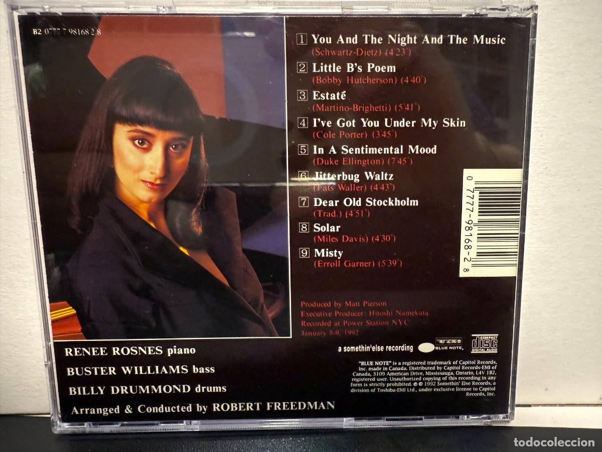 CDs de m&uacute;sica: Renee Rosnes Trio With String Orchestra - Without Words (CD) - Foto 2