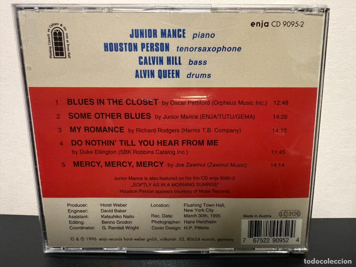 CDs de m&uacute;sica: Junior Mance - At Town Hall Vol 2 (CD) - Foto 2