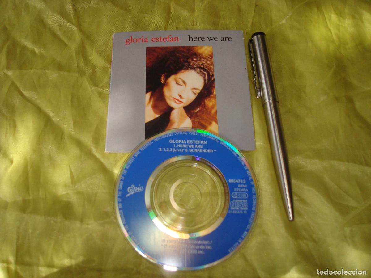 CDs de m&uacute;sica: GLORIA ESTEFAN. HERE WE ARE. MINI MAXI-SINGLE. CD. IMPECABLE(#) - Foto 1