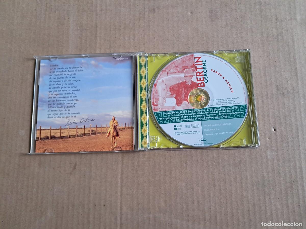 CDs de m&uacute;sica: BERTIN OSBORNE - SABOR A MEXICO CD 2000 - Foto 2