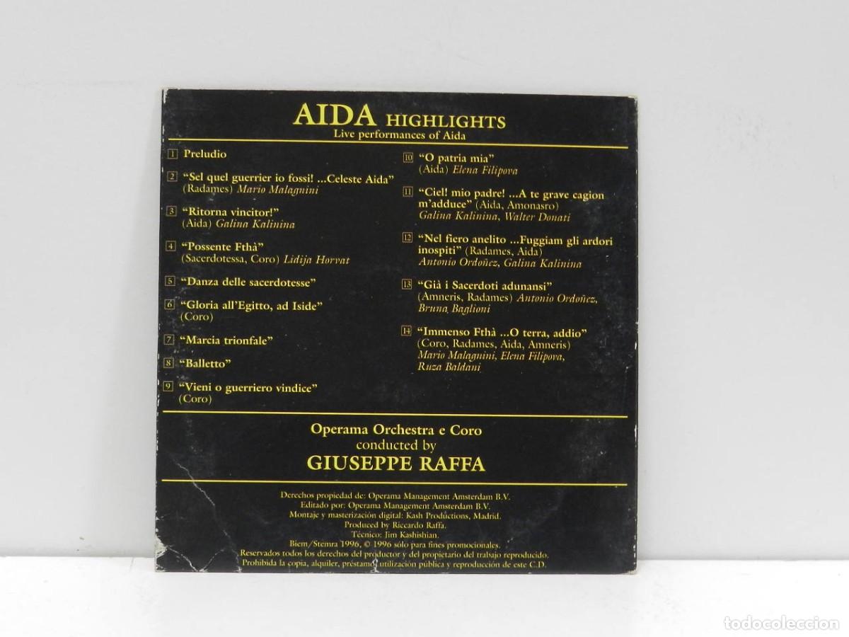 CDs de m&uacute;sica: DISCO CD. Verdi &ndash; A&iuml;da. COMPACT DISC. - Foto 2