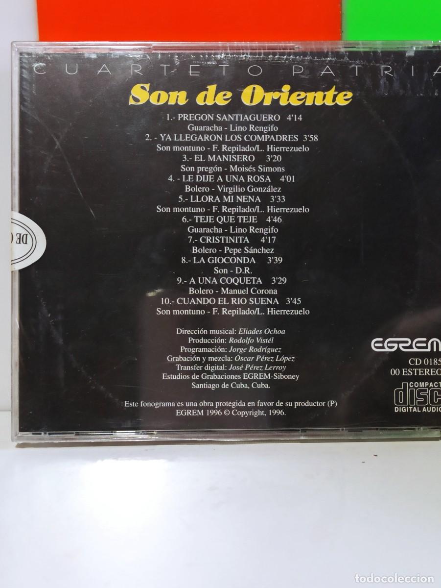 CDs de m&uacute;sica: CUARTETO PATRIA - SON DE ORIENTE *PRECINTADO* - Foto 2