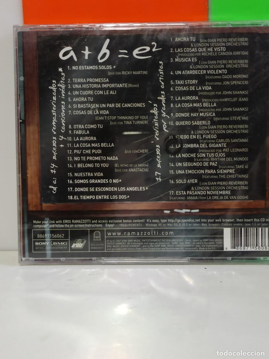 CDs de m&uacute;sica: EROS RAMAZZOTTI - A+B=E2 *PRECINTADO* - Foto 2