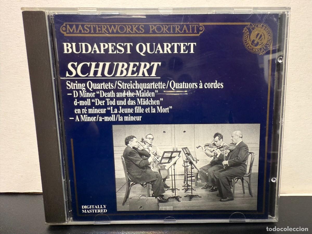 CDs de m&uacute;sica: Schubert - Budapest String Quartet - String Quartet No.14 & No. 13 (CD) - Foto 1