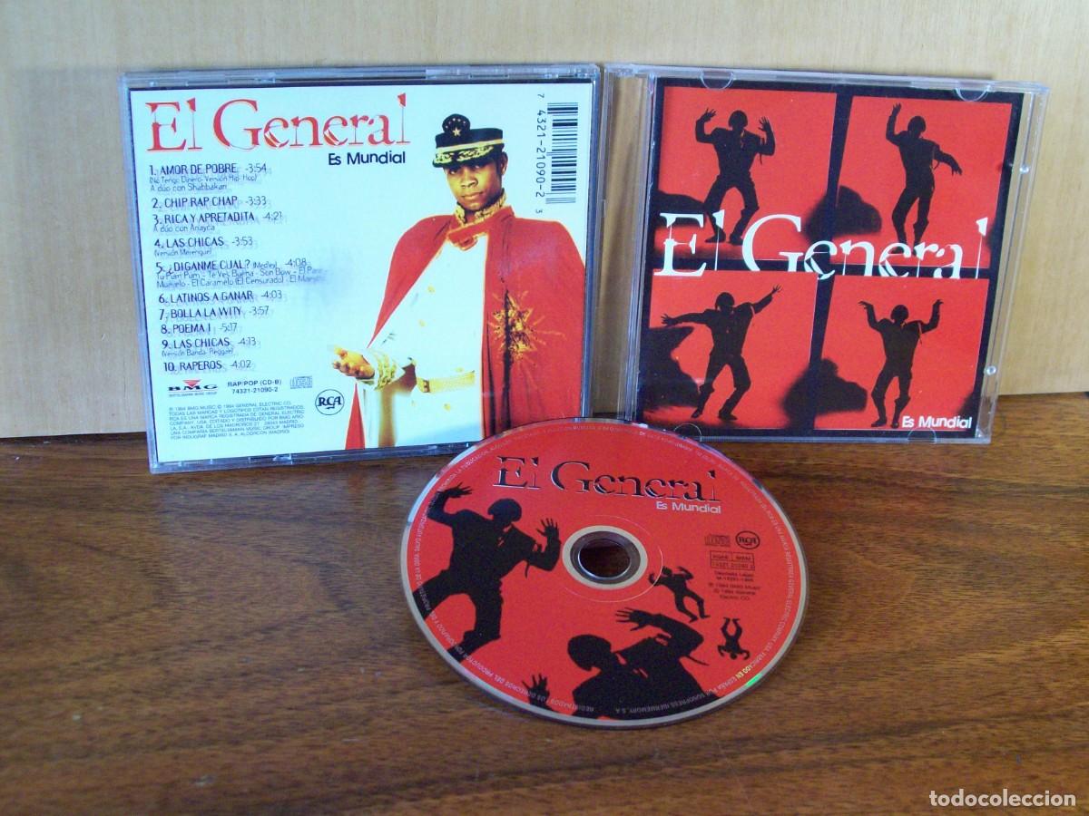 CDs de m&uacute;sica: EL GENERAL - ES MUNDIAL - CD - Foto 1