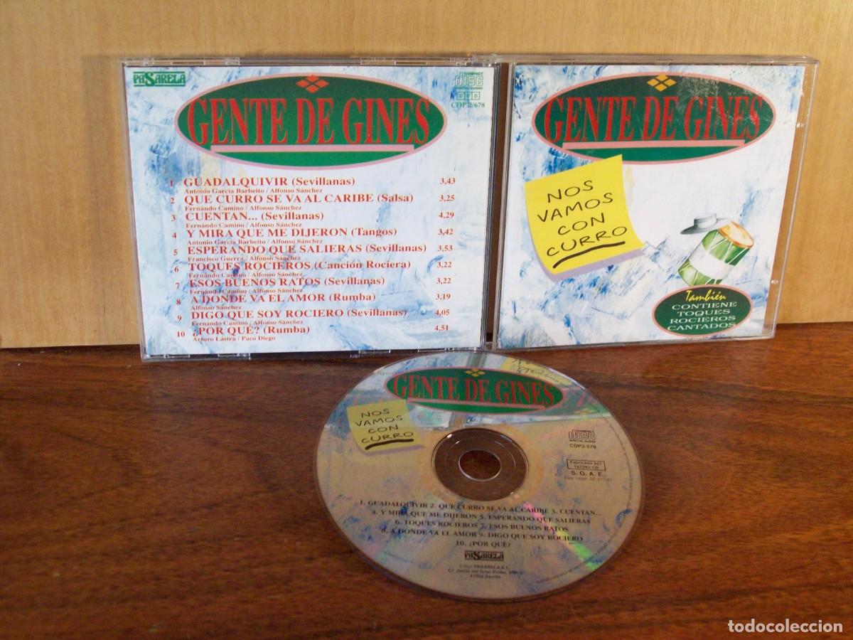 CDs de m&uacute;sica: GENTE DE GINES - NOS VAMOS CON CURRO - CD - Foto 1