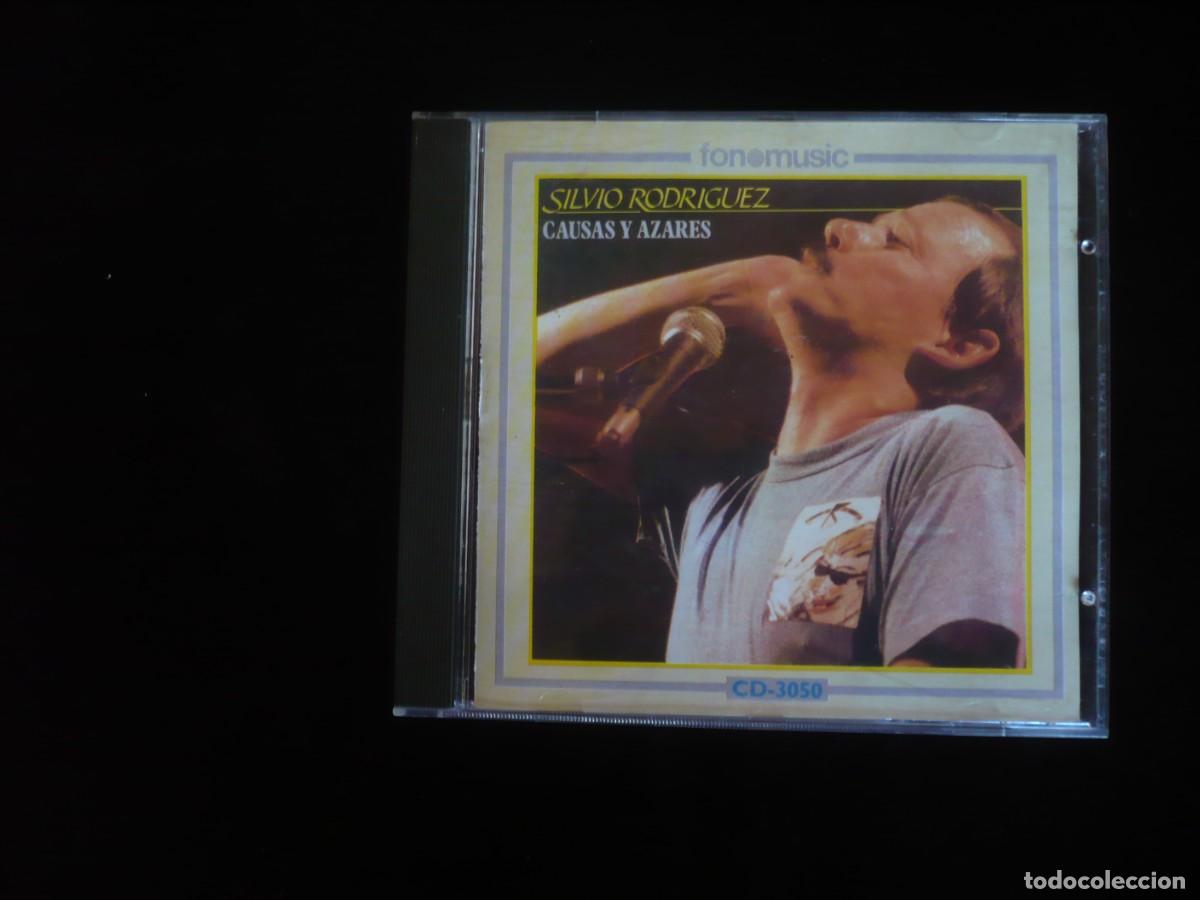 CDs de m&uacute;sica: silvio rodriguez - causas y azares - cd como nuevo - Foto 1