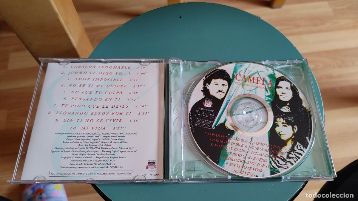 CDs de m&uacute;sica: CAMELA-CD CORAZON INDOMABLE - Foto 2