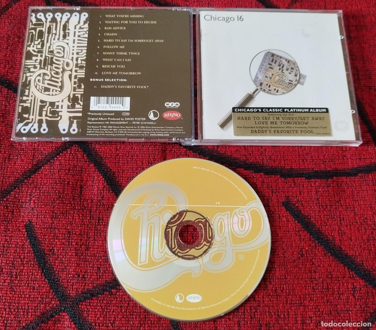 CDs de m&uacute;sica: CHICAGO ** Chicago 16 ** CD REEDICION 2006 - Foto 1