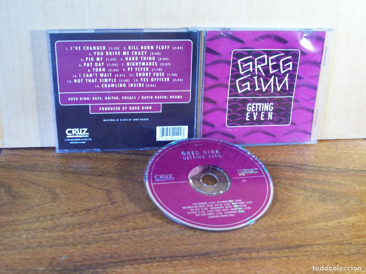 CDs de m&uacute;sica: GREG GINN - GETTING EVEN - CD - Foto 1