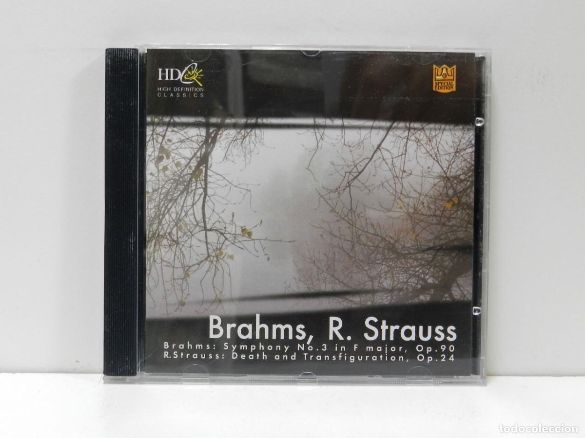 CDs de m&uacute;sica: DISCO CD. Brahms, Strauss &ndash; Symphony 3, Death And Transfiguration. COMPACT DISC. - Foto 1