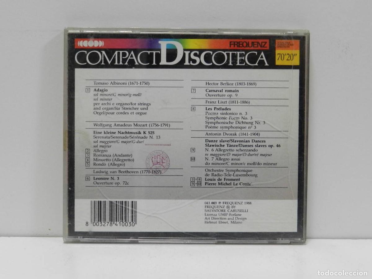 CDs de m&uacute;sica: DISCO CD. Albinoni, Mozart, Beethoven... - Compact Discoteca. COMPACT DISC. - Foto 2