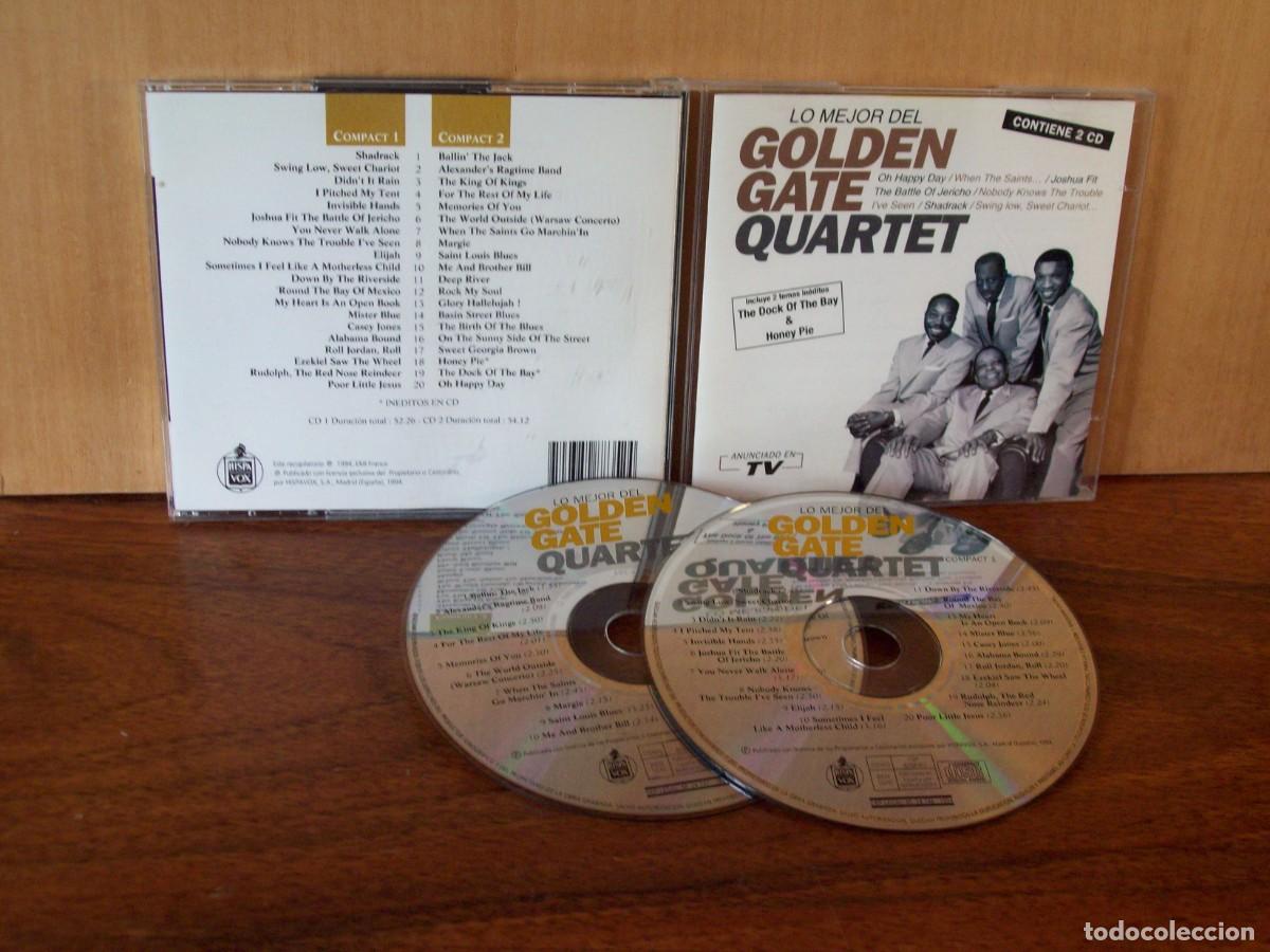 CDs de m&uacute;sica: GOLDEN GATE QUARTET - LO MEJOR - DOBLE CD - Foto 1